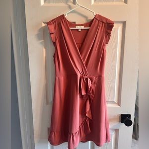 Pink baby doll style dress